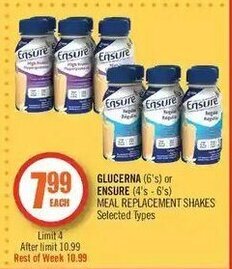 Shoppers Drug Mart Glucerna ensure offer