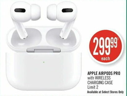Apple airpods pro offer at Shoppers 