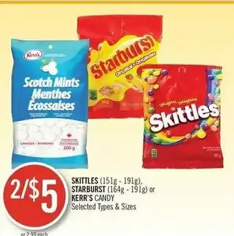 Shoppers Drug Mart Skittles offer