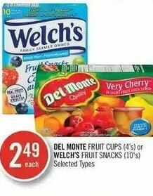 Shoppers Drug Mart Del monte offer