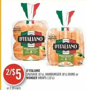 Shoppers Drug Mart D'italiano offer