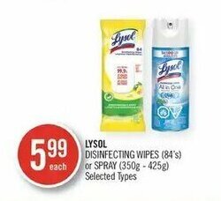 Shoppers Drug Mart Lysol offer