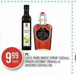 Shoppers Drug Mart 100% Pure Maple Syrup offer