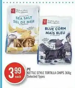 Shoppers Drug Mart Kettle Style Tortilla Chips offer