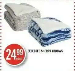 Shoppers Drug Mart Selected Sherpa Throws offer