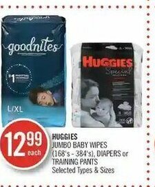Shoppers Drug Mart Huggies Jumbo Baby wipes offer