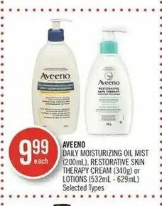 Shoppers Drug Mart Aveeno Daily Moisturizing Oil Mist offer