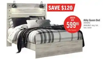 The Brick Abby Panel Bed with Headboard & Frame, LED, USB, White - Queen Size offer