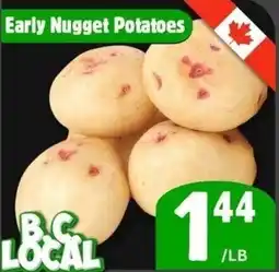 The Old Farm Market Early nugget potatoes offer