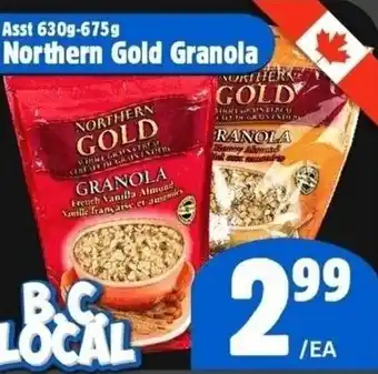 The Old Farm Market Northern gold granola offer