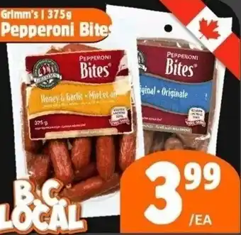 The Old Farm Market Grimm's pepperoni bites offer