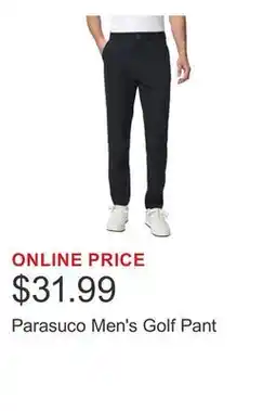 Costco Parasuco Men's Golf Pant offer