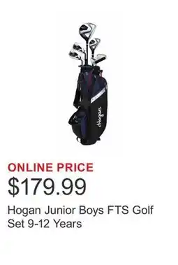 Costco Hogan Junior Boys FTS Golf Set 9-12 Years offer