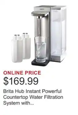 Costco Brita Hub Instant Powerful Countertop Water Filtration System with Bonus Water Filter offer