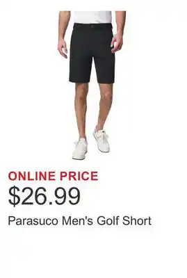Costco Parasuco Men's Golf Short offer