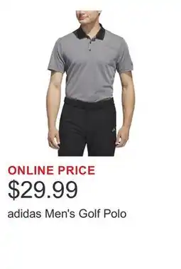 Costco adidas Men's Golf Polo offer