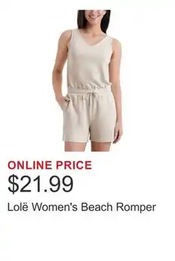 Costco Lolë Women's Beach Romper offer