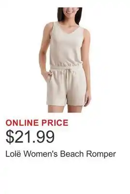 Costco Lolë Women's Beach Romper offer
