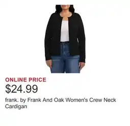 Costco frank. by Frank And Oak Women's Crew Neck Cardigan offer