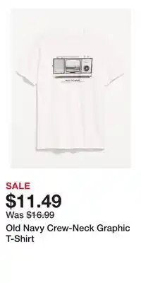 Old Navy Old Navy Crew-Neck Graphic T-Shirt offer