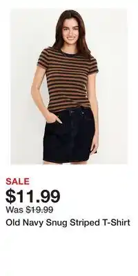 Old Navy Old Navy Snug Striped T-Shirt offer