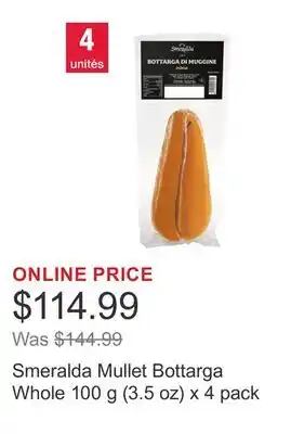 Costco Smeralda Mullet Bottarga Whole 100 g (3.5 oz) x 4 pack offer