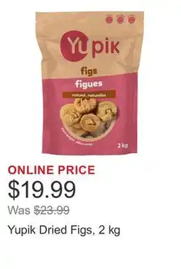 Costco Yupik Dried Figs, 2 kg offer