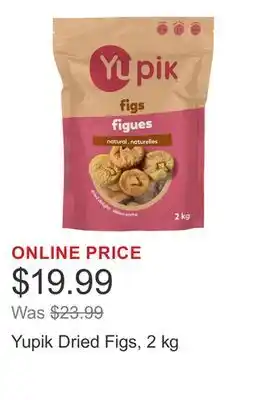 Costco Yupik Dried Figs, 2 kg offer