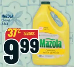 Marché Adonis MAZOLA Corn oil offer