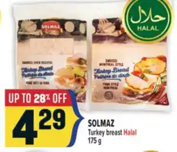 Marché Adonis SOLMAZ Turkey breast Halal offer