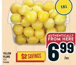 Marché Adonis YELLOW PLUMS offer