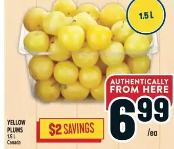 Marché Adonis YELLOW PLUMS offer