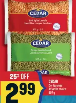 Marché Adonis CEDAR DRY LEGUMES offer