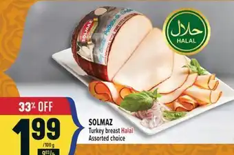 Marché Adonis SOLMAZ Turkey breast Halal offer