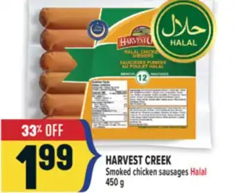 Marché Adonis HARVEST CREEK Smoked chicken sausages offer
