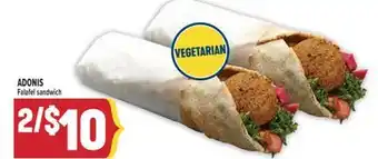 Marché Adonis ADONIS FALAFEL SANDWICH offer
