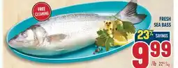 Marché Adonis FRESH SEA BASS offer