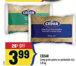 Marché Adonis CEDAR Long grain patna or parboiled rice offer