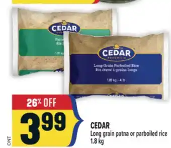 Marché Adonis CEDAR Long grain patna or parboiled rice offer