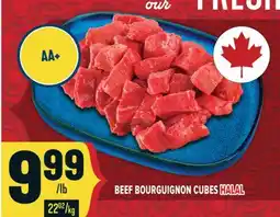 Marché Adonis BEEF BOURGUIGNON CUBES HALAL offer