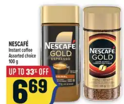 Marché Adonis NESCAFÉ Instant coffee offer