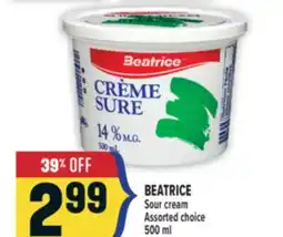 Marché Adonis BEATRICE Sour cream offer