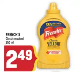 Marché Adonis FRENCH'S Classic mustard offer