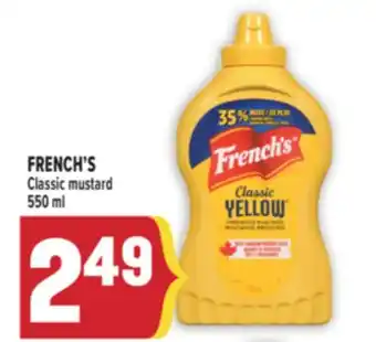 Marché Adonis FRENCH'S Classic mustard offer