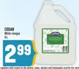 Marché Adonis CEDAR WHITE VINEGAR offer