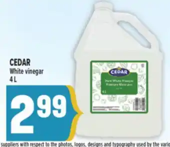 Marché Adonis CEDAR WHITE VINEGAR offer