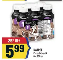 Marché Adonis NATREL Chocolate milk offer