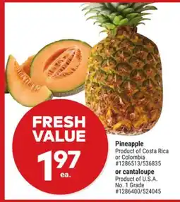 Giant Tiger Pineapple offer