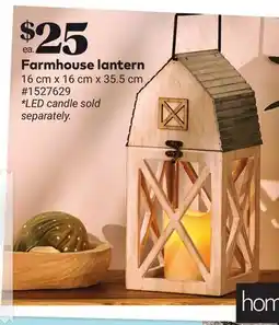 Giant Tiger Farmhouse lantern offer