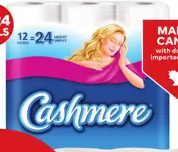 Giant Tiger Cashmere bathroom tissue offer